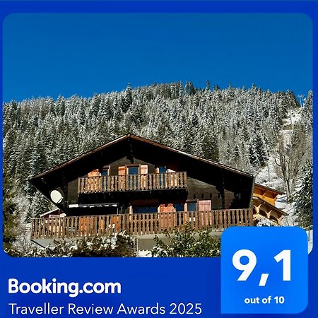 Charming, Cosy Chalet Nestled In A Breathtaking Surrounding With Spectacular, Stunning Mountain Views La Chapelle-d'Abondance Luaran gambar