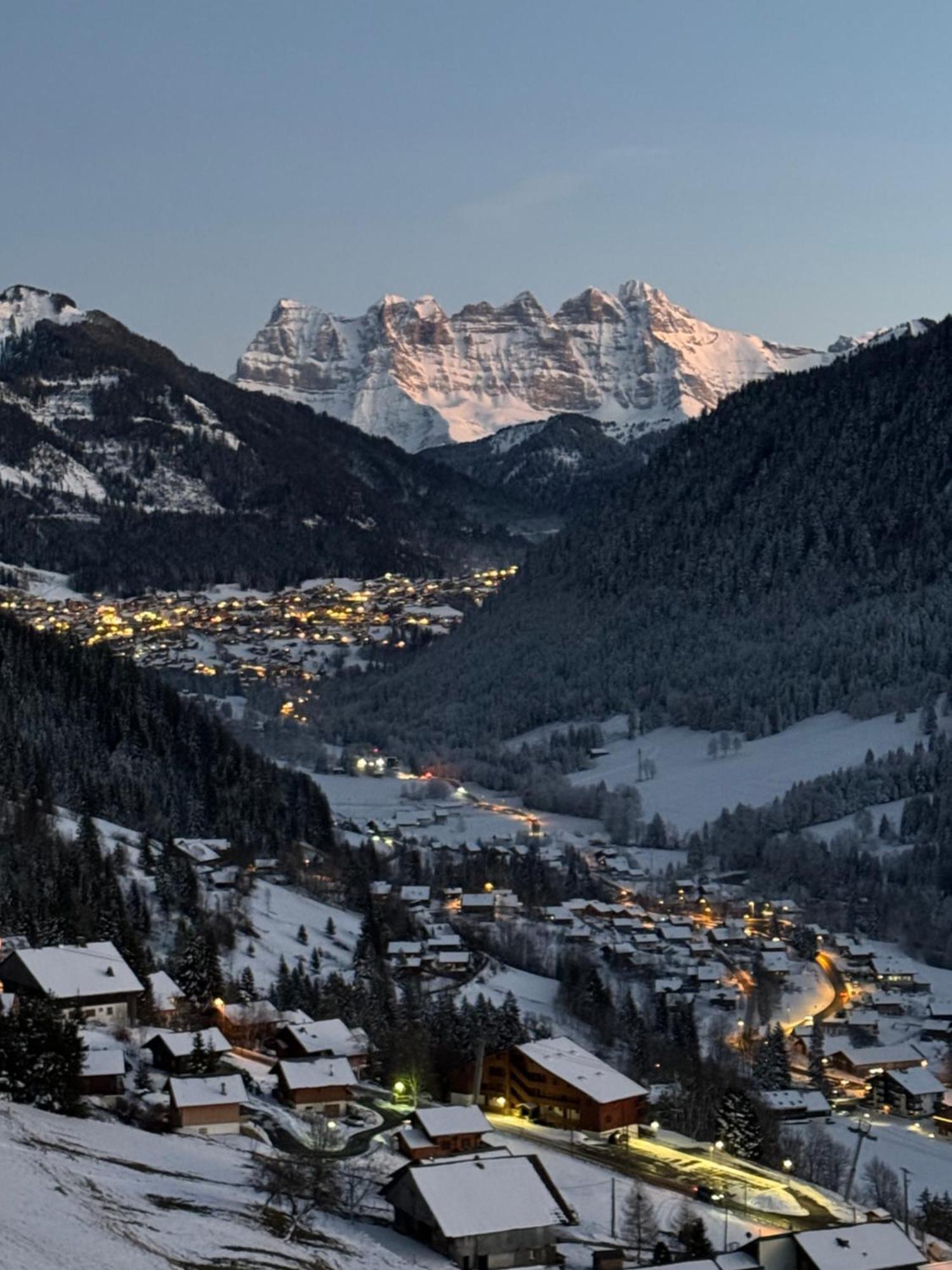 Charming, Cosy Chalet Nestled In A Breathtaking Surrounding With Spectacular, Stunning Mountain Views La Chapelle-d'Abondance Luaran gambar